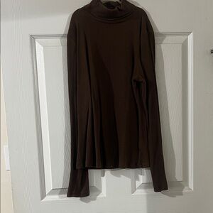 Old Navy Chocolate Ribbed Turtleneck